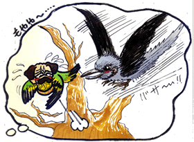 鳥になちゃった.gif