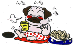 和菓子は美味しいねェ～・・・.gif
