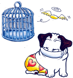 消毒の匂いでバッタリ！.gif