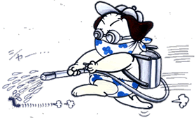 燥霧機で虫退治.gif