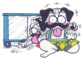 テレビの下に・・・.gif