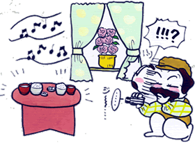 音楽、薔薇.gif